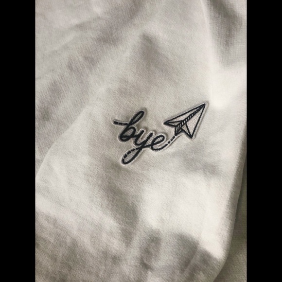 bye patchwork white crewneck - Picture 2 of 4